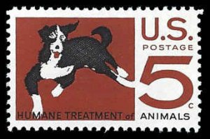 PCBstamps   US #1307 5c Humane Treatment Animals, MNH, (39)