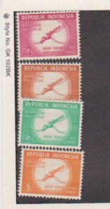 Indonesia 1960 Scott # 502-505 MLH World Health Day