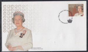 Canada Scott 1932 FDC - Quuen Elizabeth Golden Jubilee