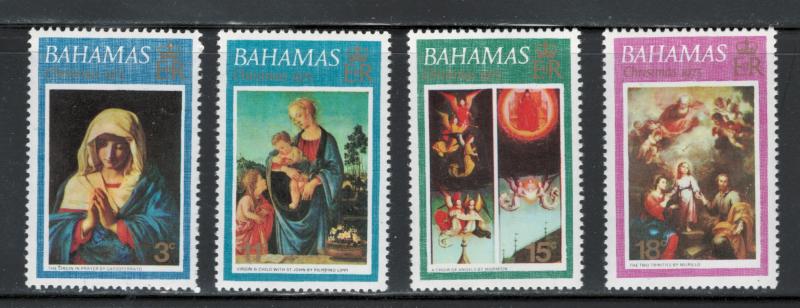 Bahamas 1973 Christmas Scott # 352 - 355 MNH