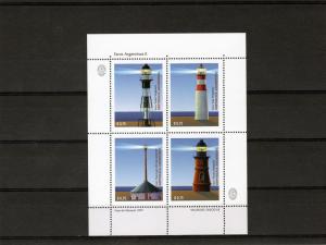 Argentina 1997 Lighthouses II Sheetlet(4) MNH  Sc# 1963