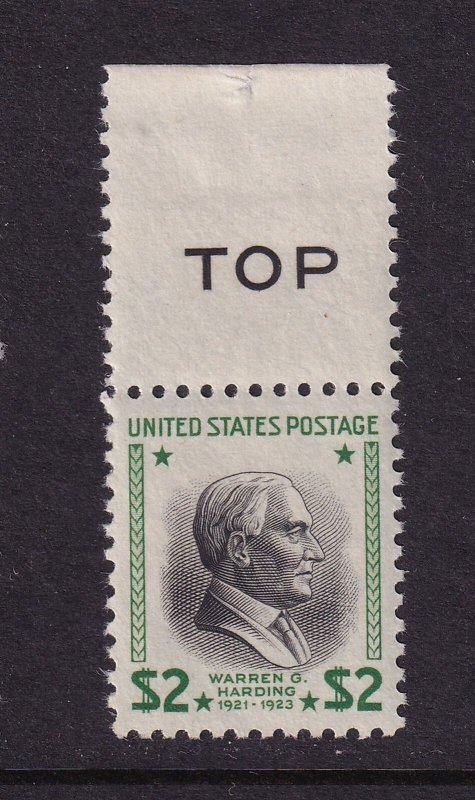 1938 $2 PREXY Sc 833 MNH OG single Presidential Series, Hebert CV $35 (PC
