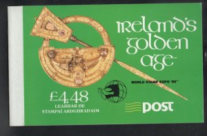 Ireland Sc 748 1989 Golden Age stamp booklet 4 panes mint NH