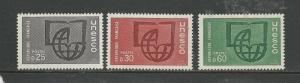 France (UN) Scott catalogue # 2O6-2O8 Unused Hinged