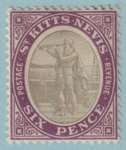 ST KITTS-NEVIS 6  MINT HINGED OG * NO FAULTS VERY FINE! - VWK