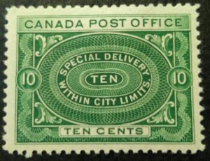 S&S Stamps Scott #E1 CANADA,  MINT,  VERY FINE,  HINGE REMNANT