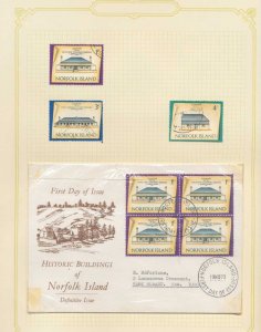 Norfolk Islands 1972/76 MNH MH Used Covers To $2 Maps Butterflies(80+) (PK649 