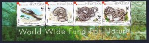 Croatia WWF Orsini's Viper Bottom Strip of 4v 1999 MNH SC#391 a-d