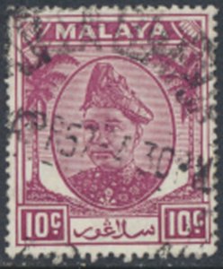 Selangor  Malaya  SC#  86  Used   see details & scans