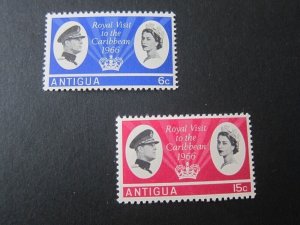 Antigua 1966 Sc 161-162 set MNH