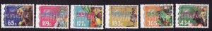 Curacao-Sc#218-23- id8-unused NH set-Carnival-2015-