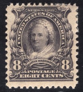 US STAMPS #306  MINT OG H LOT #21189