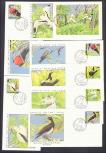 French Polynesia, Worldwide First Day Cover, Birds