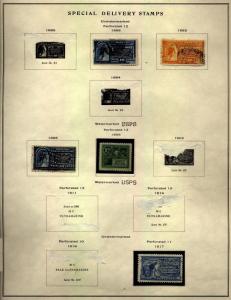 US Scott E2,E3,E5 Used,E7, E11 Mint Hinged in mounts  Special Delivery  $192.00