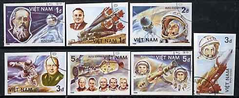 Vietnam 1986 25th Anniversary of First Man in Space imper...