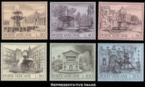 Vatican City Scott 573-578 Mint never hinged.