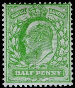 SG217, ½d pale yellowish green, NH MINT.