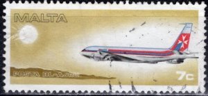 Malta; 1978: Sc. # C10; Used Single Stamp