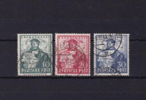 germany hanover trade fair  1949 used stamps ref r14153