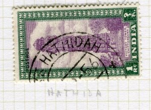 INDIA; Early GV issue with fine POSTMARK, Hathida