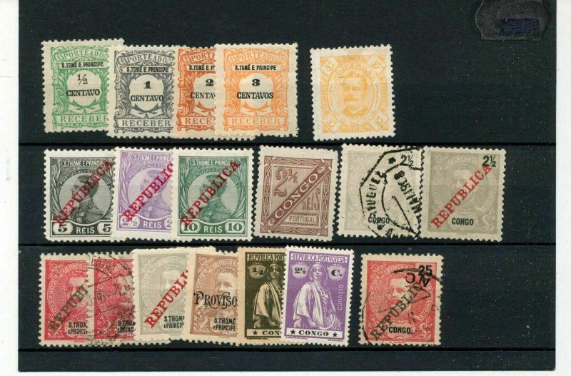 Portugal Cols Guinea Africa Zambezia M&U on Early Pages(Apx 100+Items)Hux 888