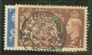 Great Britain #288-9 Used Single