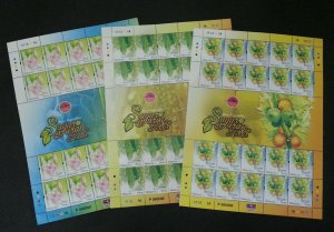 Rare Vegetables Of Malaysia 2007 Fruits Food (sheetlet) MNH *P000000 *VIP *Rare