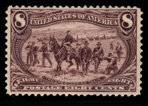 MOMEN: US STAMPS #289 MINT OG VVLH VF/XF LOT #81039*