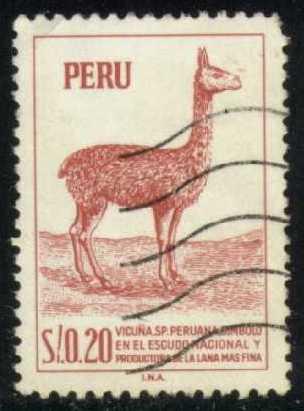 Peru # 497 Vicuna, used (0.20)