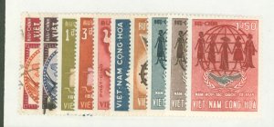 Vietnam/South (Empire/Republic) #251-260 Unused Single (Complete Set)