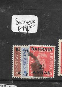 BAHRAIN (P0604B) ON GREAT BRITAIN KGVI SG 74-6  VFU