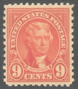 US Scott #641 Mint, VF, H