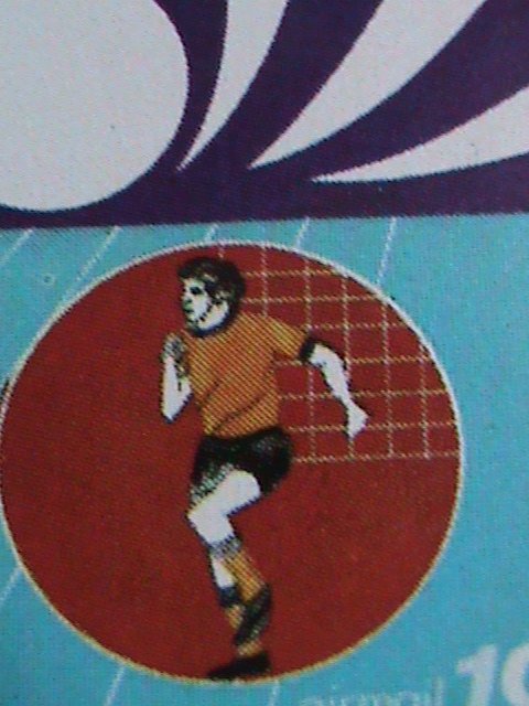 ​SCOTLAND-STAFFA STAMP-1974-WORLD CUP SOCCER-MUNICH'74-CTO FULL-SHEET VF