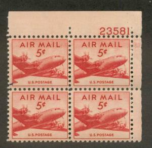 C33 MNH Plate Block