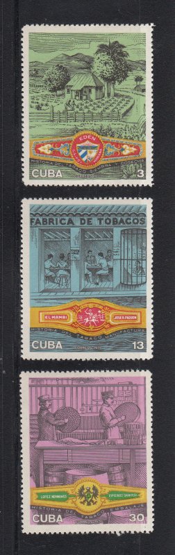 Cuba Scott #1534-1536 MH