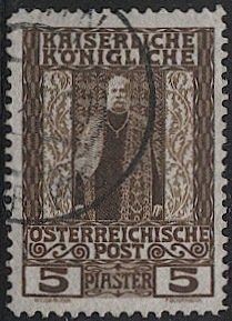 Austrian Offices in Turkey  Sc 52 Used 5pi VF