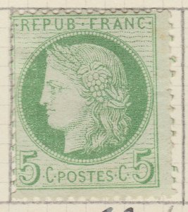 France France 1872 Ceres 5c MH* Y&T 53 €300 A23P11F11787-