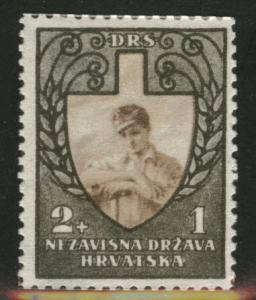 Croatia Scott B25 MNH** 1943 state labor stamp