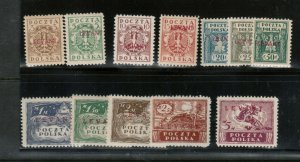 Poland Offices In Turkish Empire #2K1 - #2K2 Very Fine Never Hinged Rare Signed 