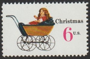 SC# 1418 - (6c) - Christmas Doll & Carriage - MNH Single