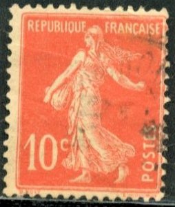 FRANCE #162 , USED FOLD FAULT - 1907 - FRAN430NS21