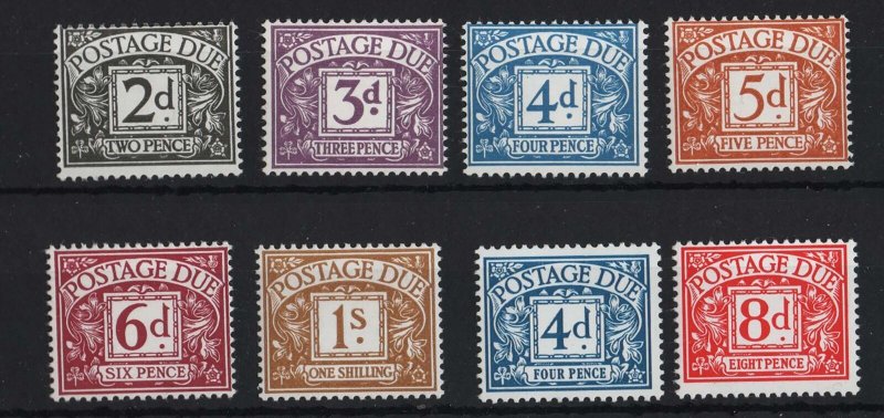 GB 1968 Postage dues no wmk set of 8 unmounted mint sgD69-76