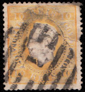 Portugal Scott 26 Used with crease, tear and pulled perforations.