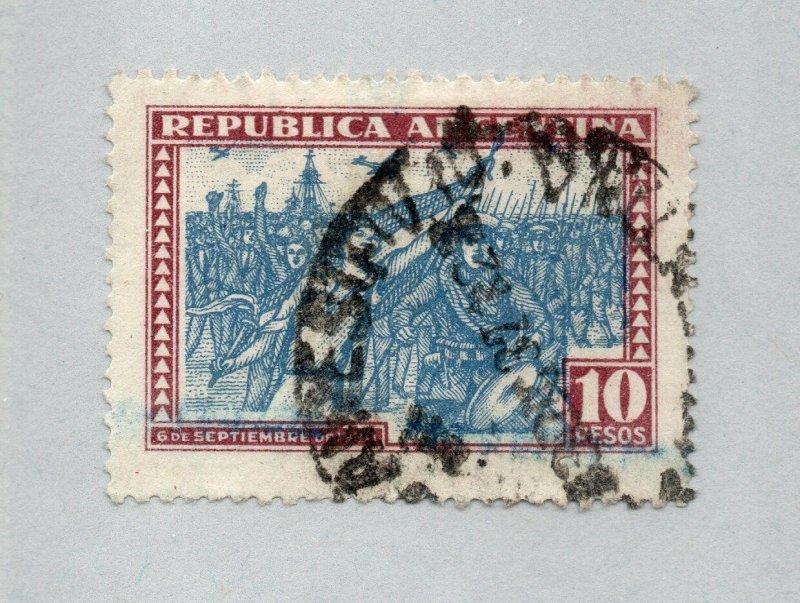 Argentina - Sc# 390 Used / 10peso  - Lot 0320040