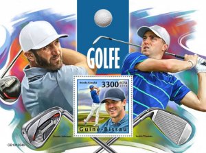 GUINEA BISSAU - 2019 - Golf - Perf Souv Sheet - M N H