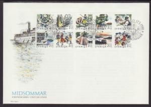 Sweden 1681-1690 Midsummer 1988 U/A FDC