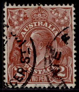 AUSTRALIA GV SG97, 1½d red-brown, FINE USED.