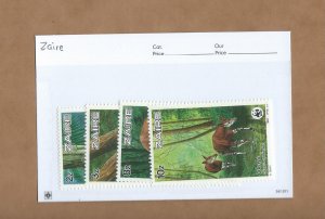 Zaire WWF  Deer   MNH