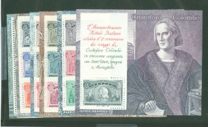 Italy #1883-88 Mint (NH) Souvenir Sheet