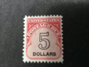U.S.#J101 Postage Due $5.00 Single, MNH.